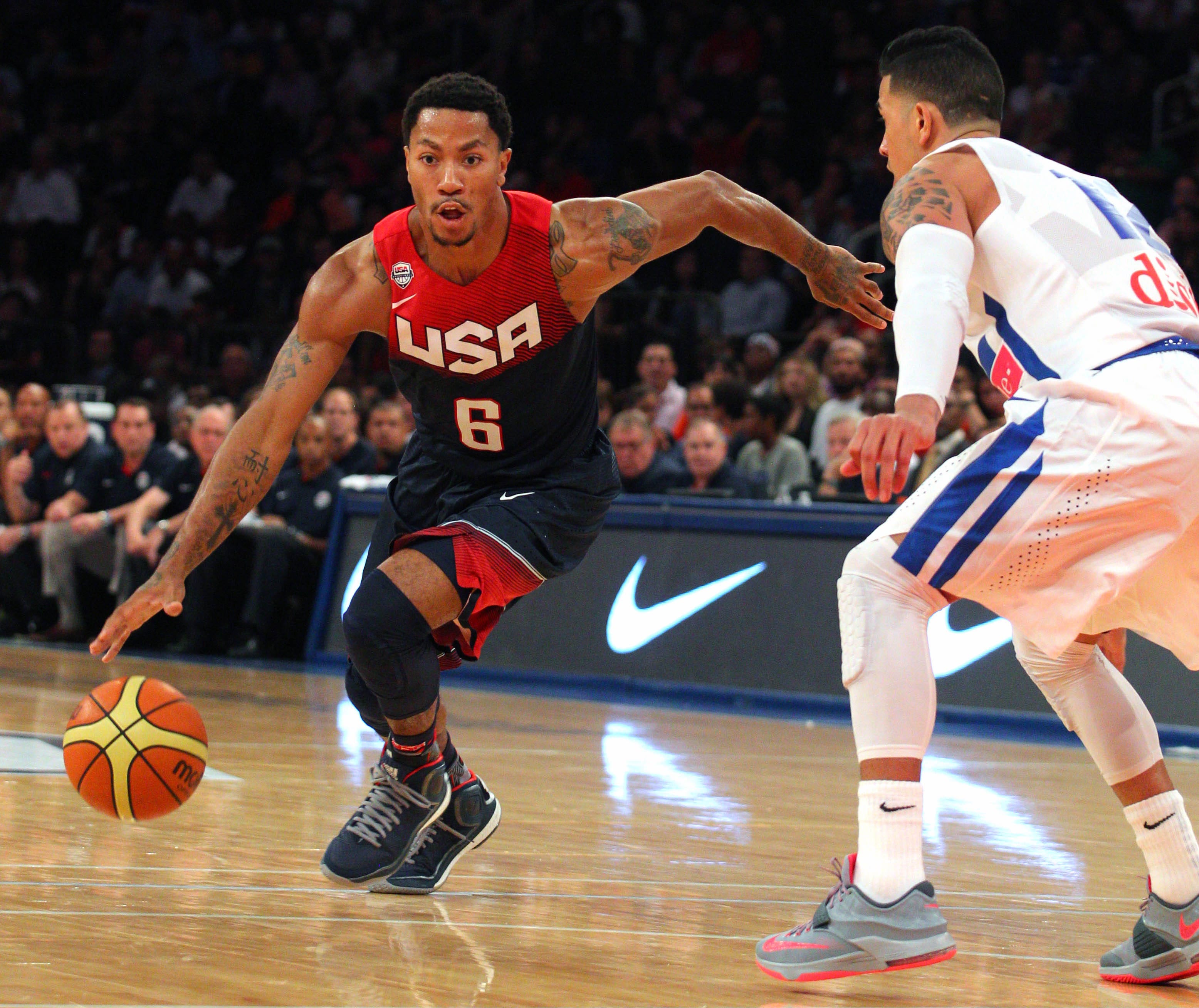 derrick rose usa basketball jersey